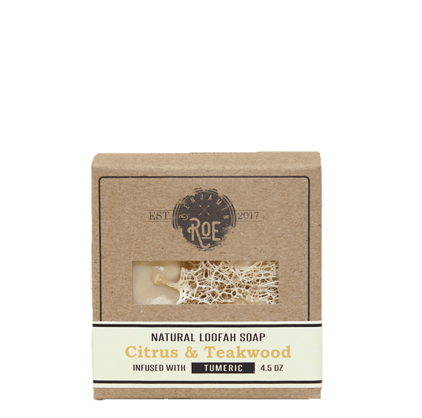 Soap - Citrus & Teakwood | Loofah Soap - Benjamin Roe