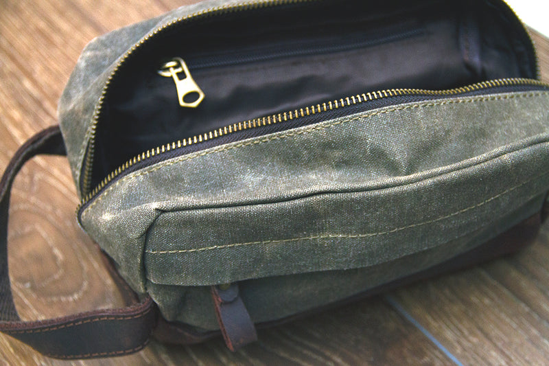 Medium Dopp Kit - Navy Military Blanket (add'l colors avail